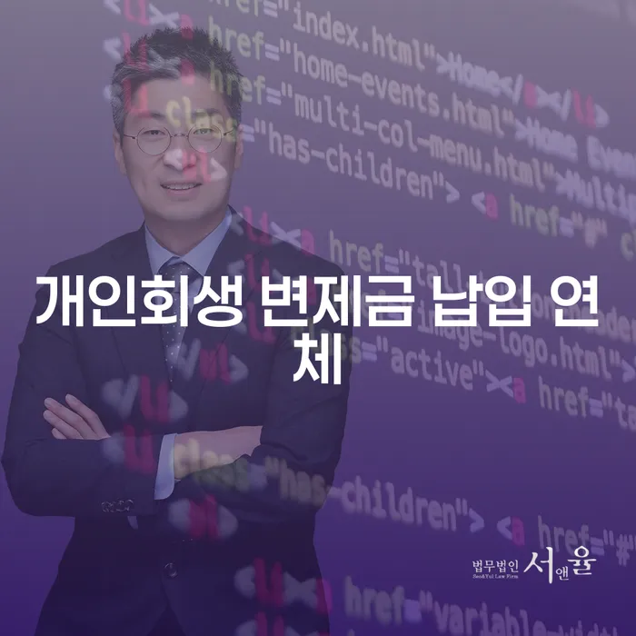 개인회생 변제금 납입 연체, 어떻게 해결할 수 있을까요?