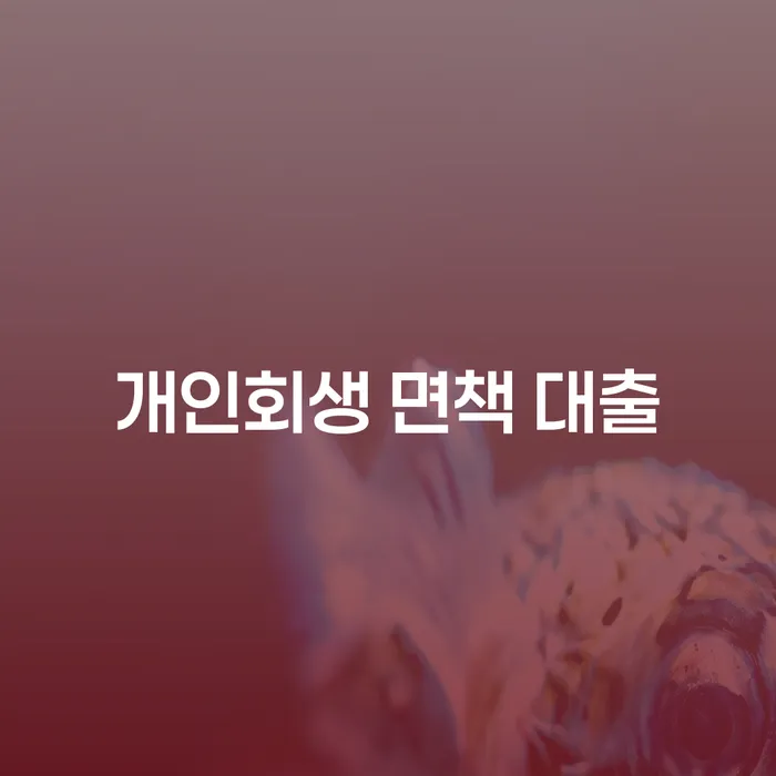 개인회생 면책 대출로 재기할 수 있을까요?