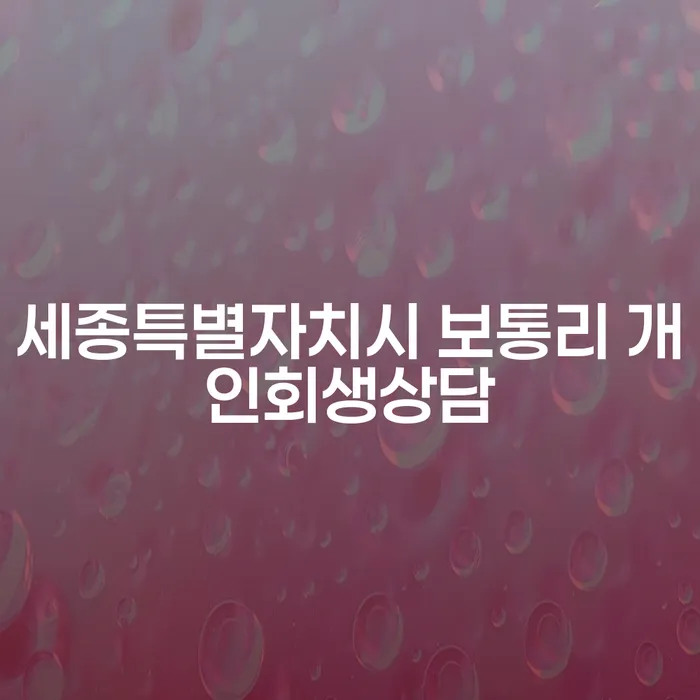 세종특별자치시 보통리 개인회생상담이 필요하신가요? 지금 알아보세요!